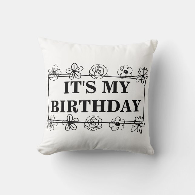 It's my birthday kissen (Vorderseite)