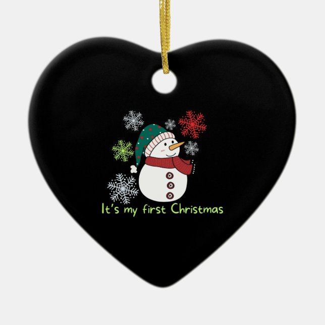 It's my first Christmas Keramik Ornament (Vorne)