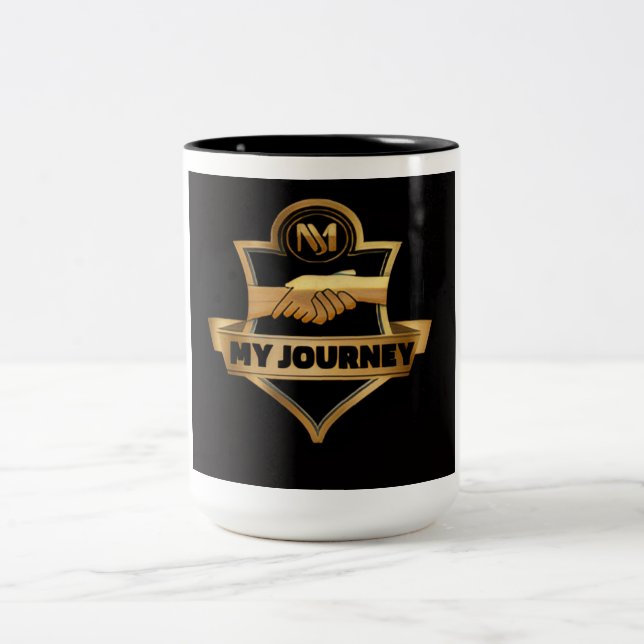Its My Journey Coffee Mug Zweifarbige Tasse (Mittel)