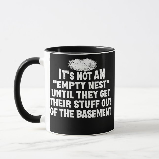 It's Not an Empty Nest Funny Empter Nester Parent Tasse (Links)