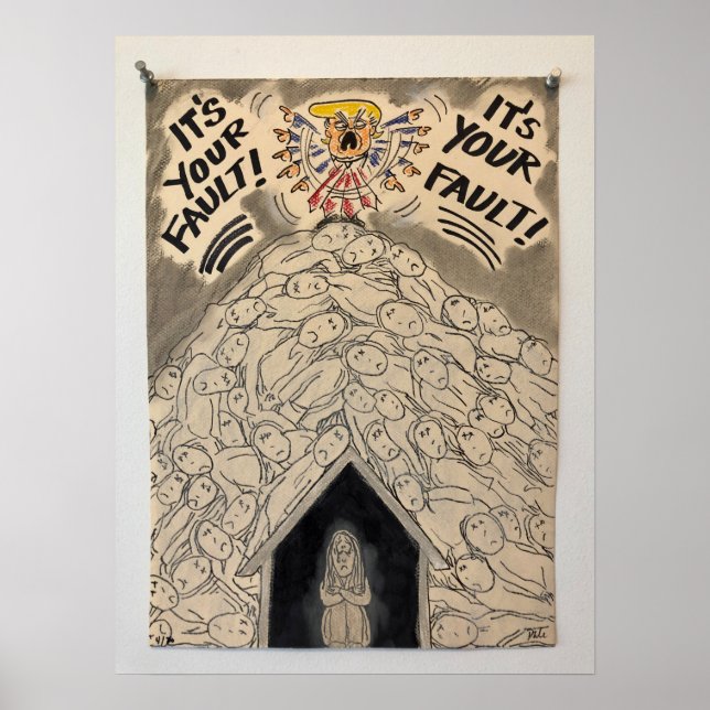 "It's Not My Fault" Poster von Barbara Dale (Vorne)