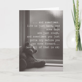 it's OK not to be OK Encouragement Card Karte