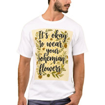It's ok to wear your bohemian flowers