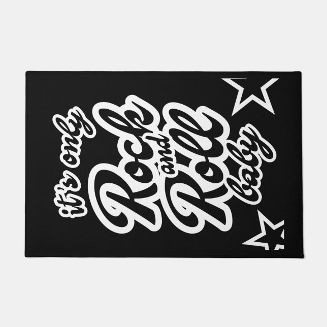 Its Only Rock and roll Baby Fußmatte (Vorderseite)