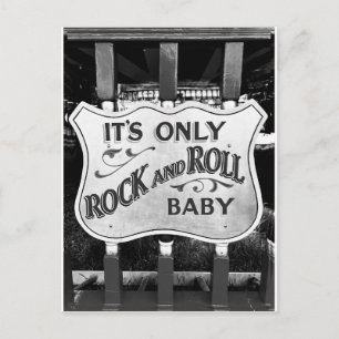 'It's Only Rock and Roll Baby' Postkarte