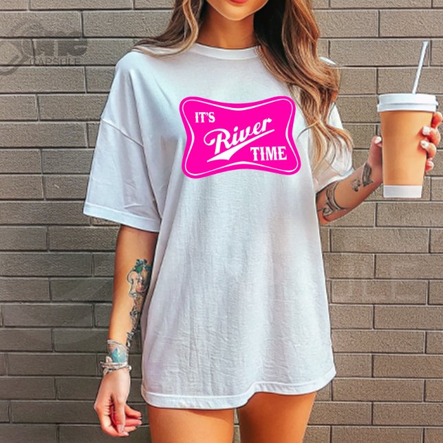 It's River Time T-Shirt – Retro Summer Float Trip  (Créateur téléchargé)