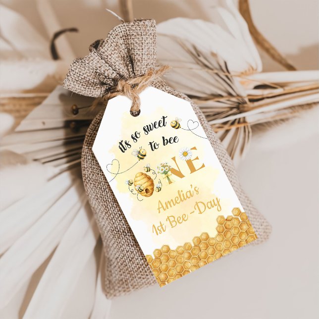 It's So Sweet To Bee 1st Birthday Geschenkanhänger (Von Creator hochgeladen)
