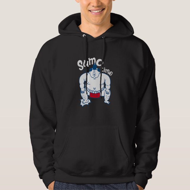 It's Sumo Time On My Country Wrestling Sumo Hoodie (Vorderseite)
