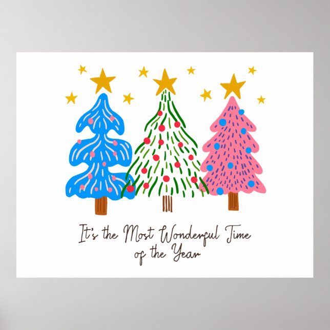 It's The Most Wonderful Time Christmas  Poster (Vorne)