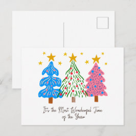 It's The Most Wonderful Time Christmas Postkarte
