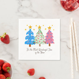 It's The Most Wonderful Time Christmas Serviette