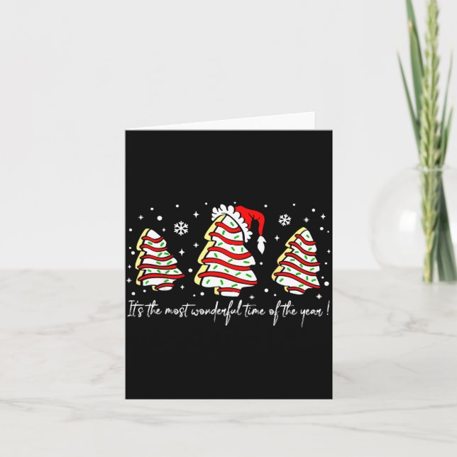 It's The Most Wonderful Time Of The Year Christmas Karte (Vorderseite)