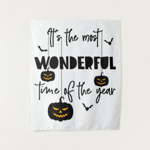 It's the Most Wonderful Time of the Year Halloween Wandteppich
