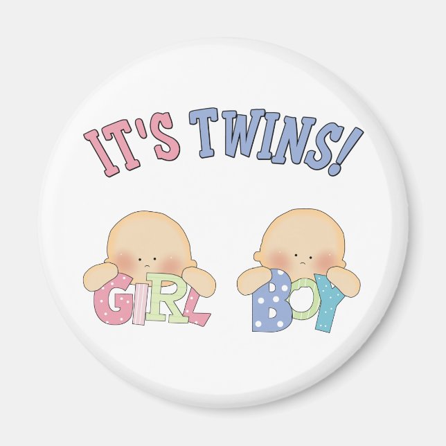 ITS TWINS (Boy Girl) Magnet (Vorne)