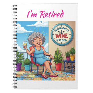 It's Wine O'Clock Notizblock