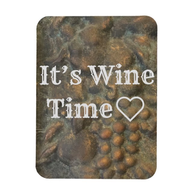 "It's Wine Time" Magnet (Vertikal)