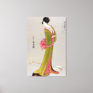 Itsutomi (1793) durch Eishi Hosoda 1756-1829 Leinwanddruck