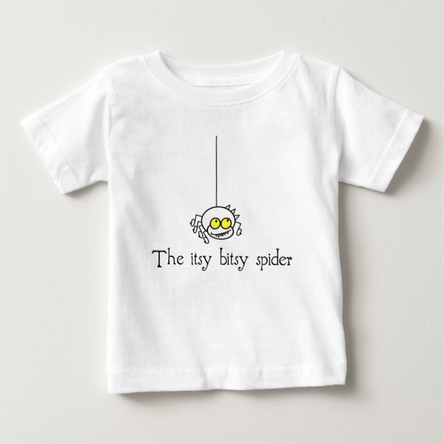 Itsy Bitsy Spider Baby T-shirt (Vorderseite)