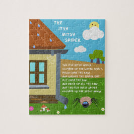 Itsy Bitsy Spider Kinderreim-Puzzle