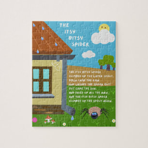 Itsy Bitsy Spider Kinderreim-Puzzle