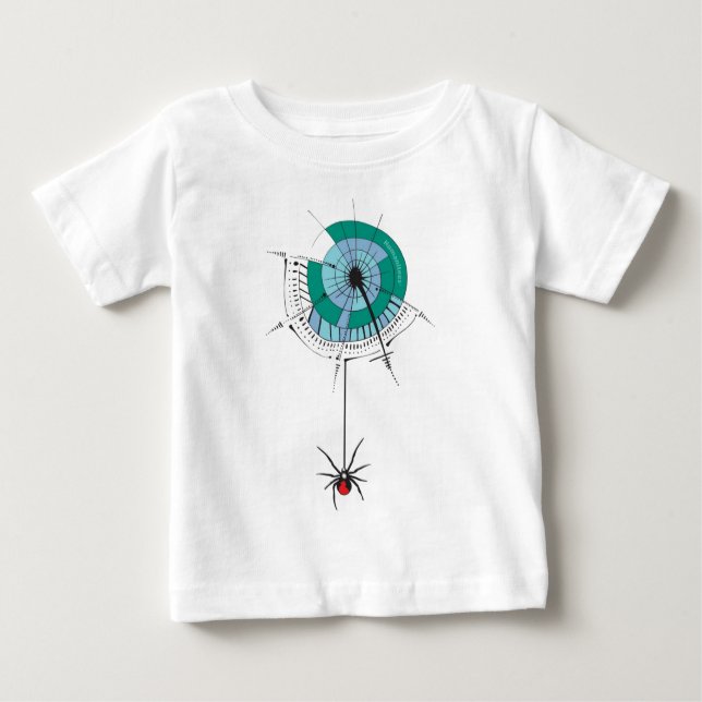 Itsy bitsy Spinne Baby T-shirt (Vorderseite)