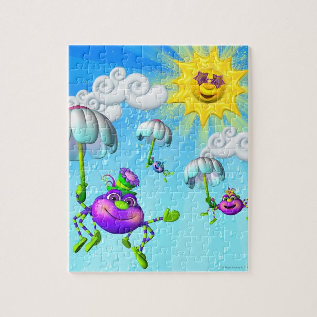 Itsy Bitsy Spinnen-Spaß-Puzzlespiel (Vertikal)