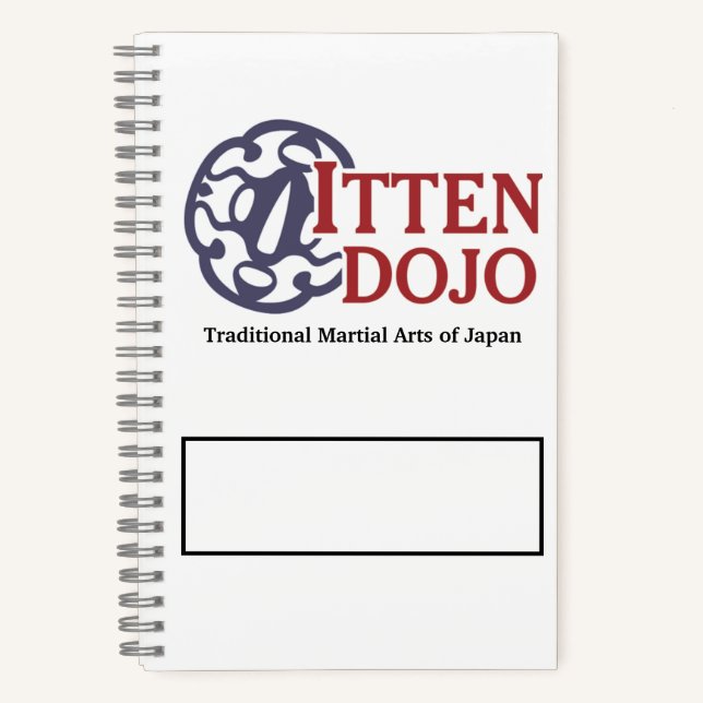 Itten Dojo Student Notebook Notizbuch (Vorderseite)