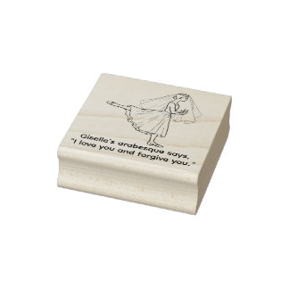 Itty Bitty Ballet Shop Gummistempel