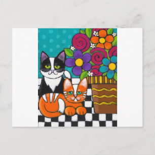 Itty Bitty Kätzchens Postkarte