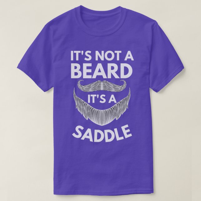 Itx27s kein Bart Itx27s eine Saddle Gift Bard Lieb T-Shirt (Design vorne)