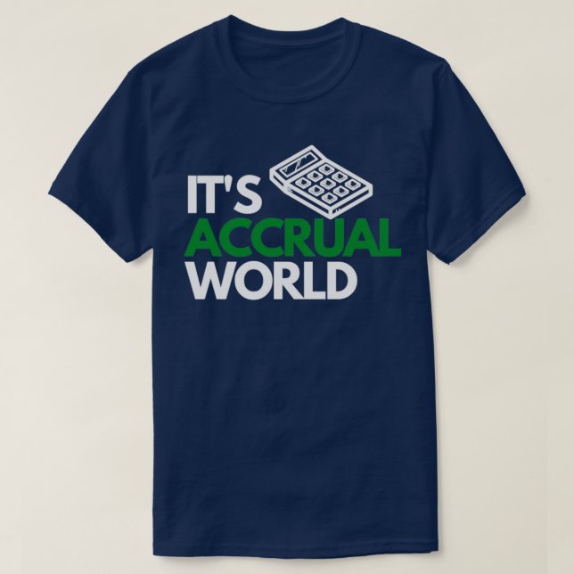Itx27s Periodenabgrenzendes Bilanzprüfungs-Audit T-Shirt (Design vorne)