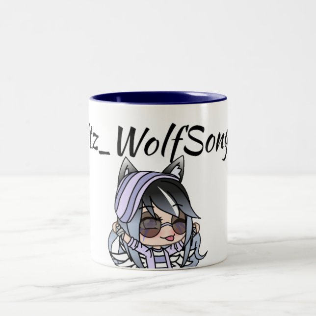 Itz_WolfSong Zweifarbige Tasse (Mittel)
