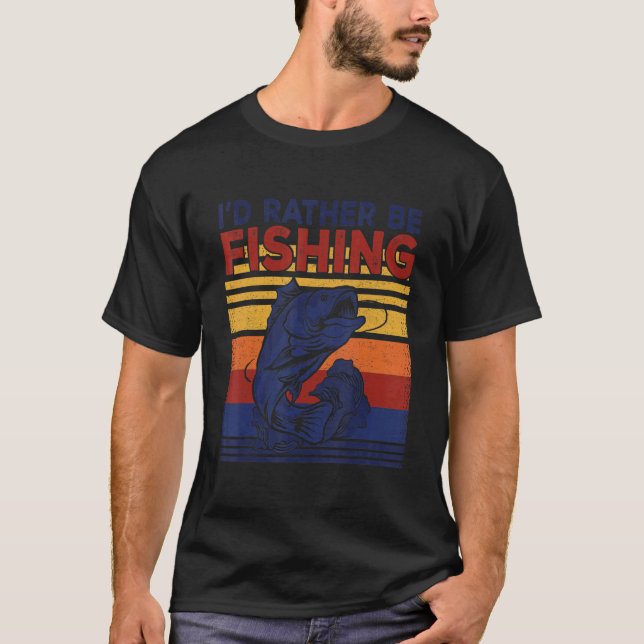Iu2019d ist eher die Fischerei auf Bass Fischerei  T-Shirt (Vorderseite)