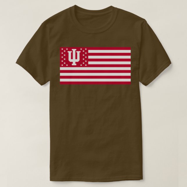IU-Flagge T-Shirt (Design vorne)