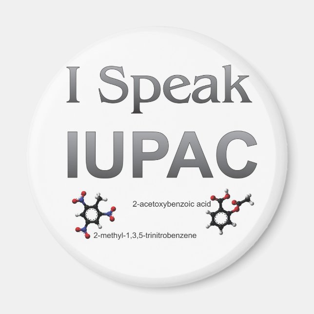 IUPAC Internationale Gewerkschaft Reine und angewa Magnet (Vorne)
