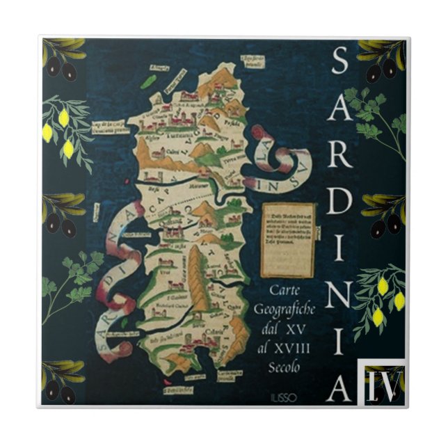 IV - Cucina Sarda Fliese (Vorderseite)