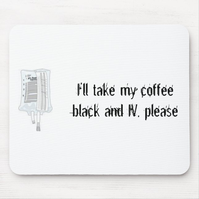 IV Kaffee-Tropfen Mousepad (Vorne)