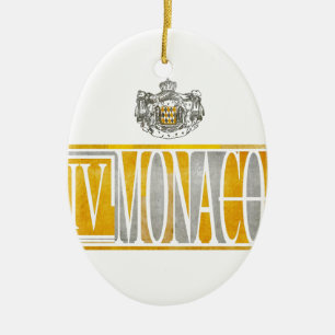 IV MONACO KERAMIK ORNAMENT