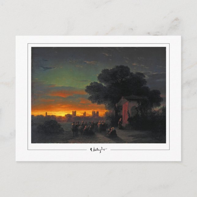Ivan Aivazovsky #334 - Fine Art Postcard Postkarte (Vorderseite)
