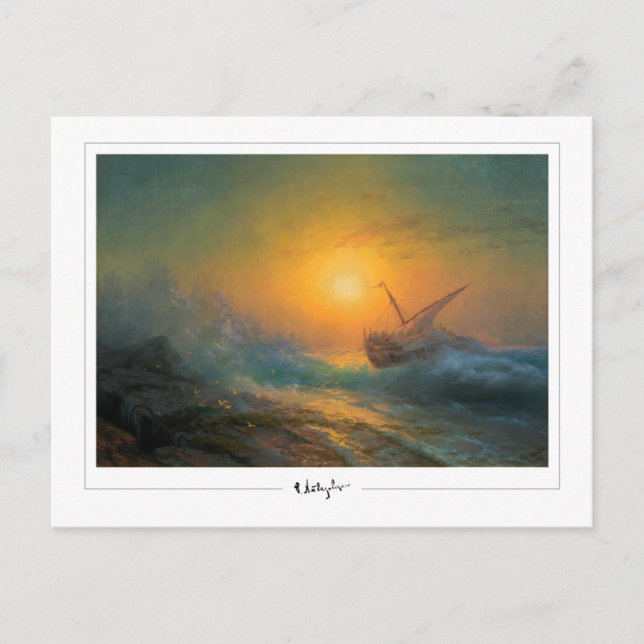 Ivan Aivazovsky #363 - Fine Art Postcard Postkarte (Vorderseite)