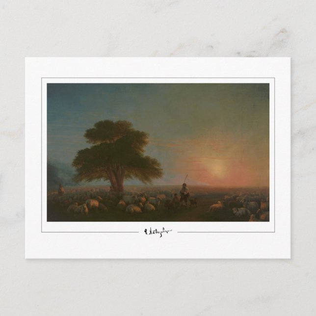 Ivan Aivazovsky #370 - Fine Art Postcard Postkarte (Vorderseite)