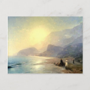 Ivan Aivazovsky- Pushkin und Countess Raevskaya Postkarte