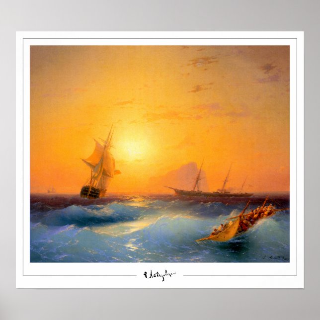 Ivan Aivazovsky Zedign Affiche #168 (Devant)