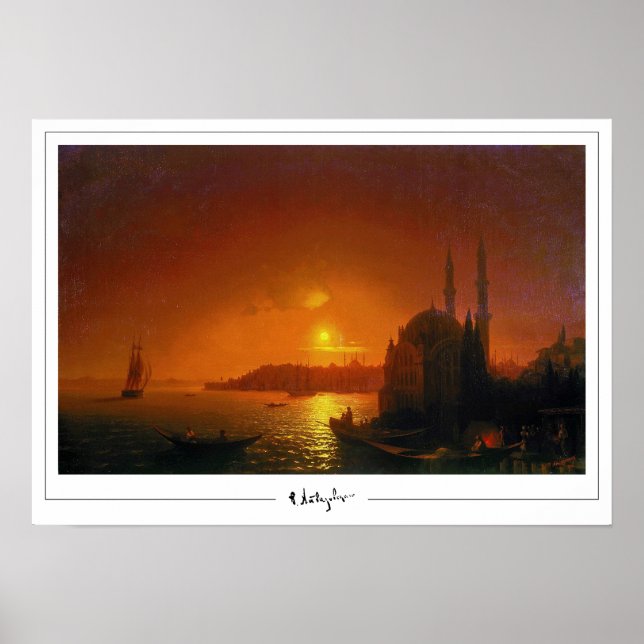 Ivan Aivazovsky Zedign Affiche d'art #321 (Devant)