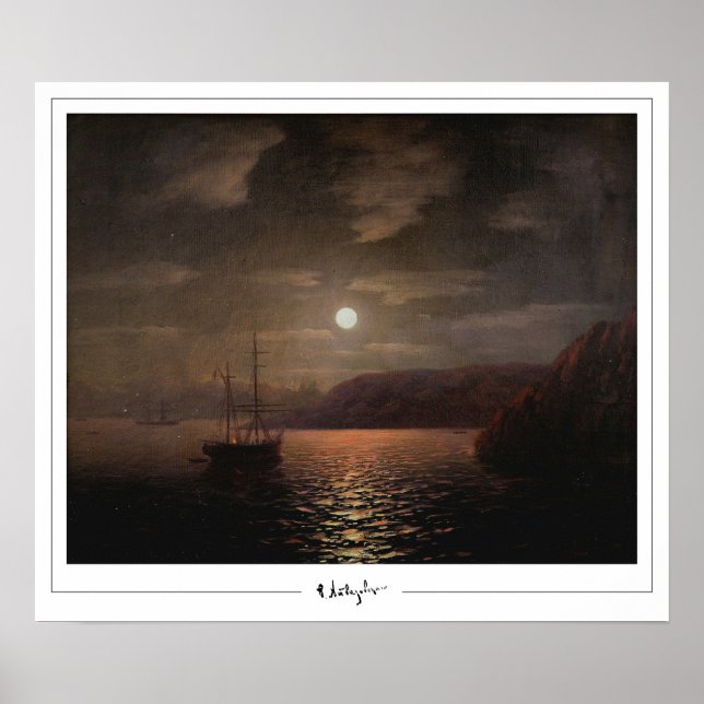 Ivan Aivazovsky Zedign Affiche d'art #52 (Devant)