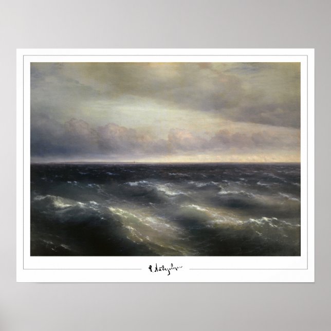 Ivan Aivazovsky Zedign Art Poster #1 (Vorne)