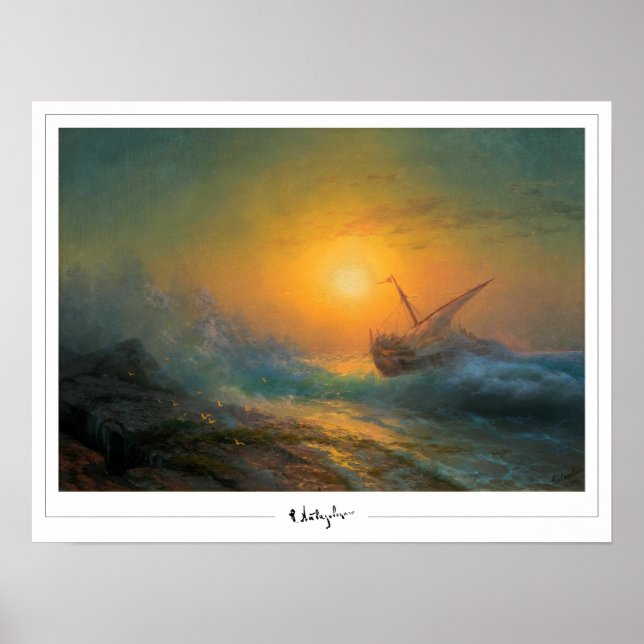 Ivan Aivazovsky Zedign Art Poster #363 (Vorne)
