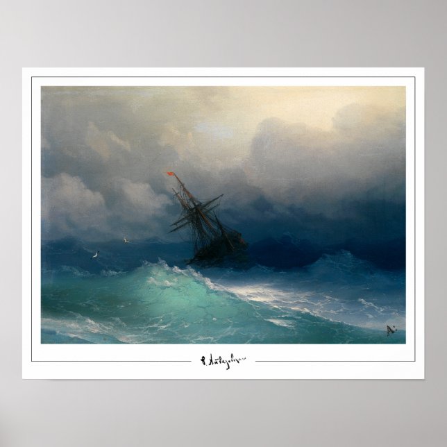 Ivan Aivazovsky Zedign Art Poster #405 (Vorne)