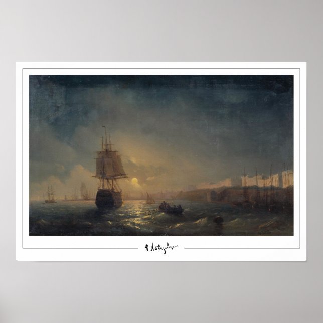 Ivan Aivazovsky Zedign Art Poster #559 (Vorne)