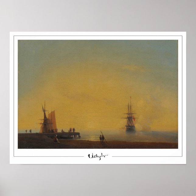 Ivan Aivazovsky Zedign Art Poster #570 (Vorne)